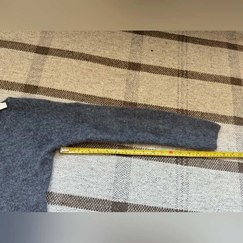 Sezane Barry V-Neck Sweater XS - Charcoal Grey - Picture 7 of 12